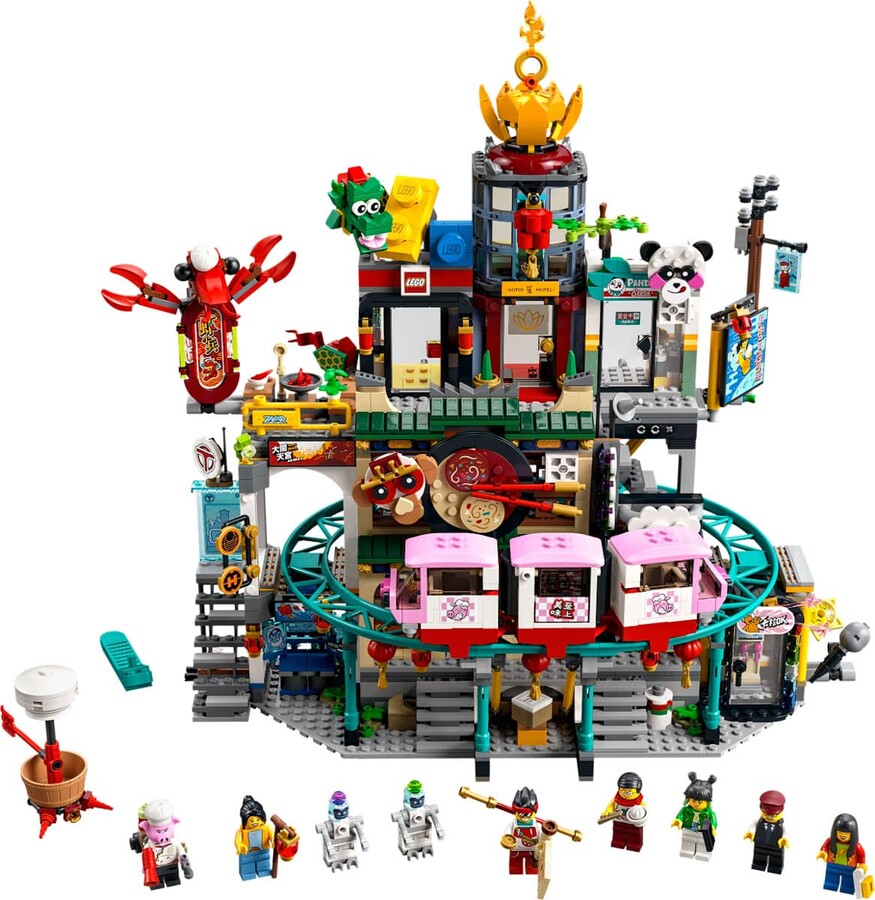 80036 LEGO Monkie Kid™ Fenerler Şehri