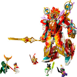 Monkie Kid - 80057 LEGO® Monkie Kid Nezha'nın Ateş Çemberi Robotu