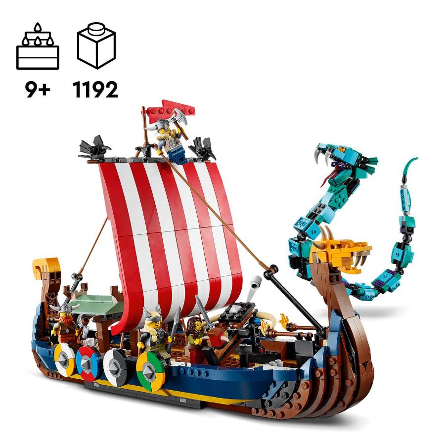 Karada ve denizde LEGO® Viking hikayeleri