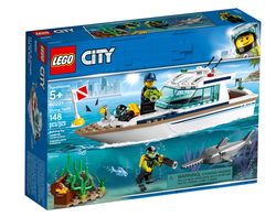 60221 LEGO City Dalış Yatı - Thumbnail