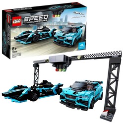 76898 LEGO Speed Champions Formula E Panasonic Jaguar Racing GEN2 araba ve Jaguar I-PACE eTROPHY - Thumbnail