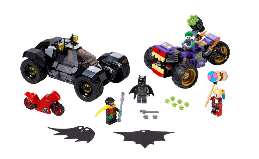 76159 LEGO Super Heroes Joker'in Üç Tekerlekli Motosiklet Takibi