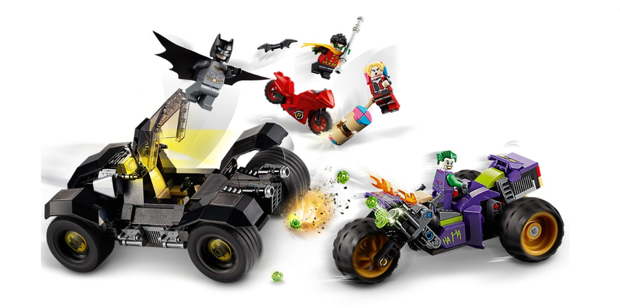 76159 LEGO Super Heroes Joker'in Üç Tekerlekli Motosiklet Takibi