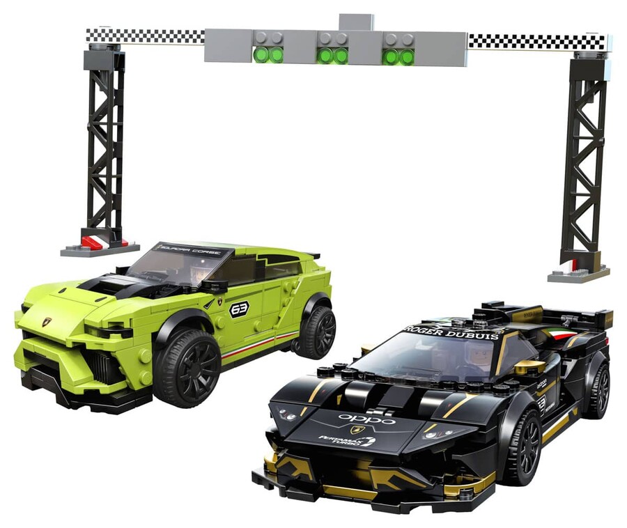 76899 LEGO Speed Champions Lamborghini Urus ST-X ve Lamborghini Huracán Super Trofeo EVO