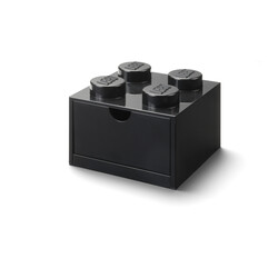 Saklama ve Ev Dekoru - 40201733 LEGO Masa Çekmecesi̇ 4 - Siyah