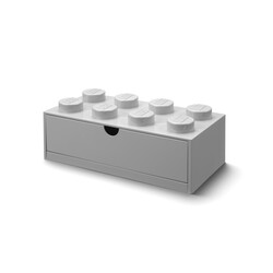 LEGO - 40211740 LEGO Masa Çekmecesi̇ 8 - Gri̇