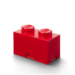 Saklama ve Ev Dekoru - 40021730 LEGO Saklama Yapım Parçası 2 - Kırmızı