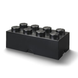 Saklama ve Ev Dekoru - 40041733 LEGO Saklama Yapım Parçası 8 - Siyah