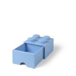 Saklama ve Ev Dekoru - 40051736 LEGO Yapım Parçası Çekmece 4 - Açık Mavi