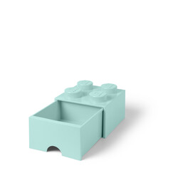 LEGO - 40051742 LEGO Yapım Parçası Çekmece 4 - Aqua Açık Mavi