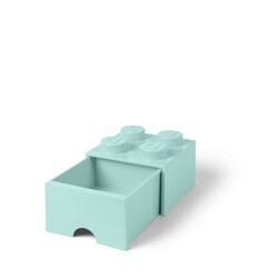 Saklama ve Ev Dekoru - 40051742 LEGO Yapım Parçası Çekmece 4 - Aqua Açık Mavi