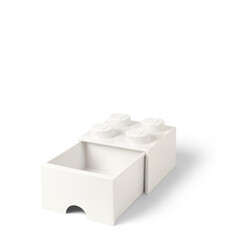 Saklama ve Ev Dekoru - 40051735 LEGO Yapım Parçası Çekmece 4 - Beyaz