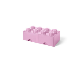 Saklama ve Ev Dekoru - 40061738 LEGO Yapım Parçası Çekmece 8 - Açık Mor