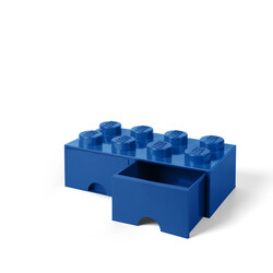 Saklama ve Ev Dekoru - 40061731 LEGO Yapım Parçası Çekmece 8 - Mavi