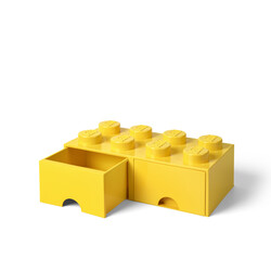 Saklama ve Ev Dekoru - 40061732 LEGO Yapım Parçası Çekmece 8 - Sarı