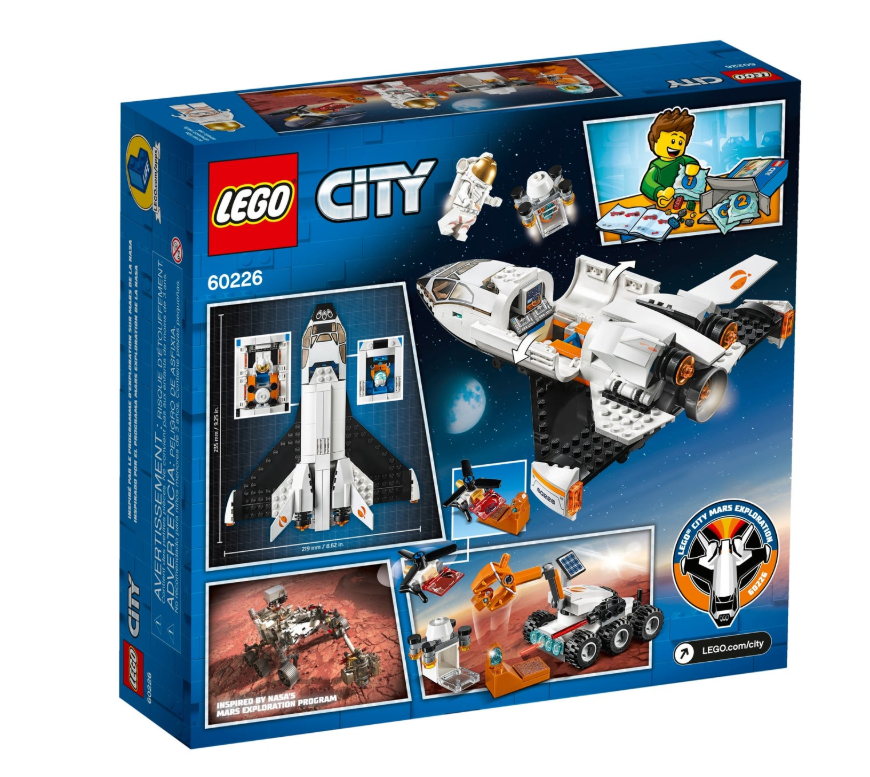 60226 LEGO City Mars Araştırma Mekiği