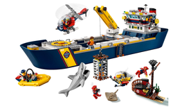60266 LEGO City Okyanus Keşif Gemisi - Thumbnail