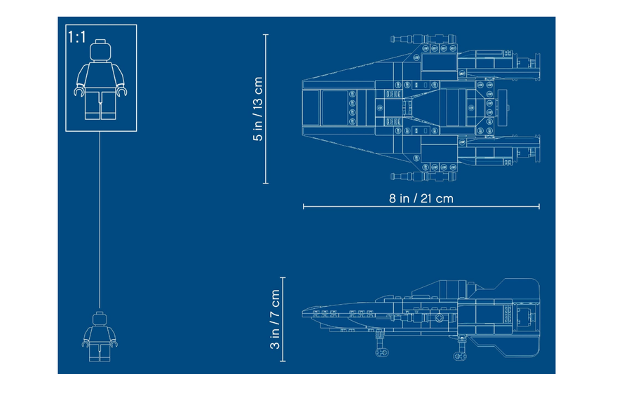 75248 Direniş A-Wing Starfighter'ı