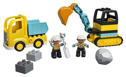 LEGO - 10931 LEGO® DUPLO® Town Kamyon ve Paletli Kazıcı